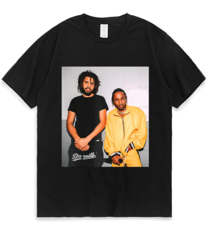 J Cole And Lamar Printed T Shirt