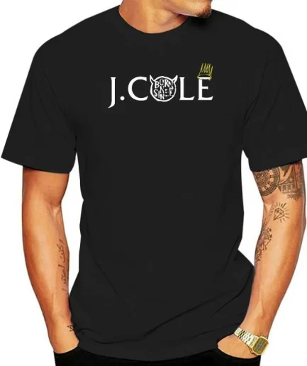 J.Cole Born Sinner Crown t shirt